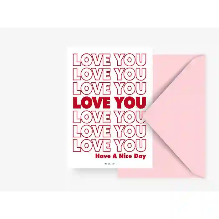 LOVE YOU Postcard