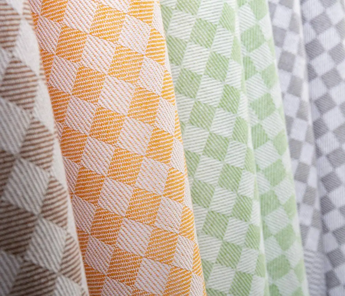 Squares Cotton Tea Towel - Imagen 3
