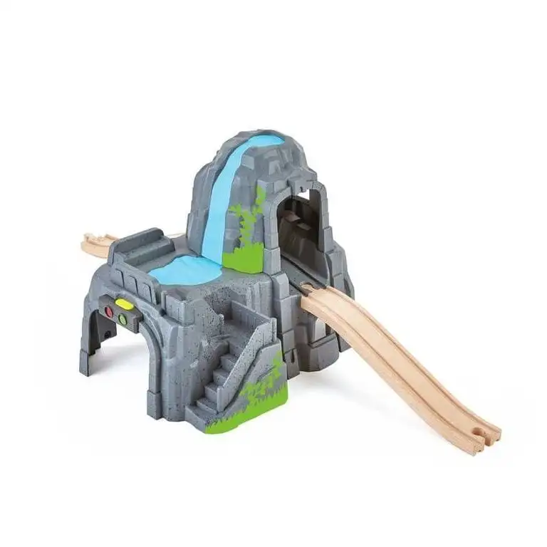 Accesorios de tren: Túnel de Montaña con Luz y Sonido - Hape