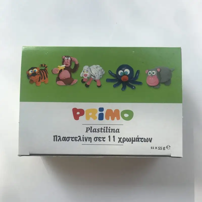 Pasta moldear 11 colores, 55 gr - Primo