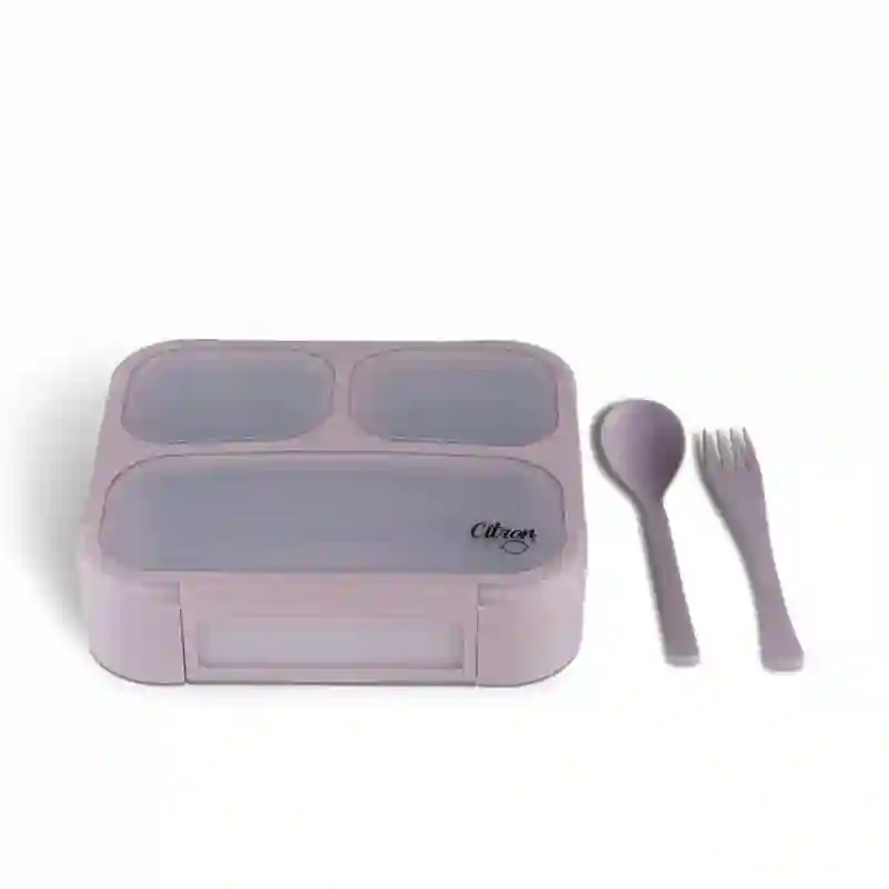 Tupper con cubiertos - Citron