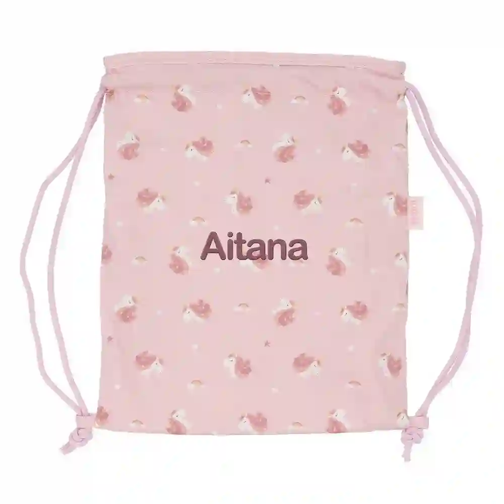Mochila saco tela - Magical unicorn - Tutete