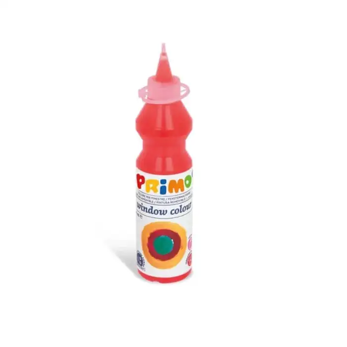 Pintura para ventanas 75 ml, Rojo vermellón - Primo