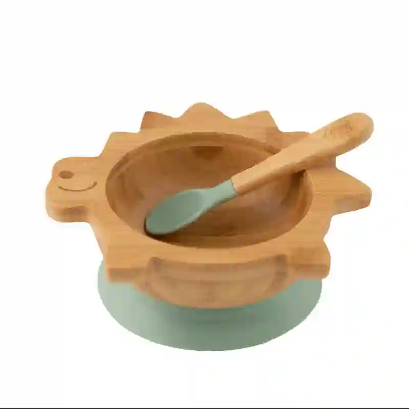 Bol de bambú - Dino verde - Citron