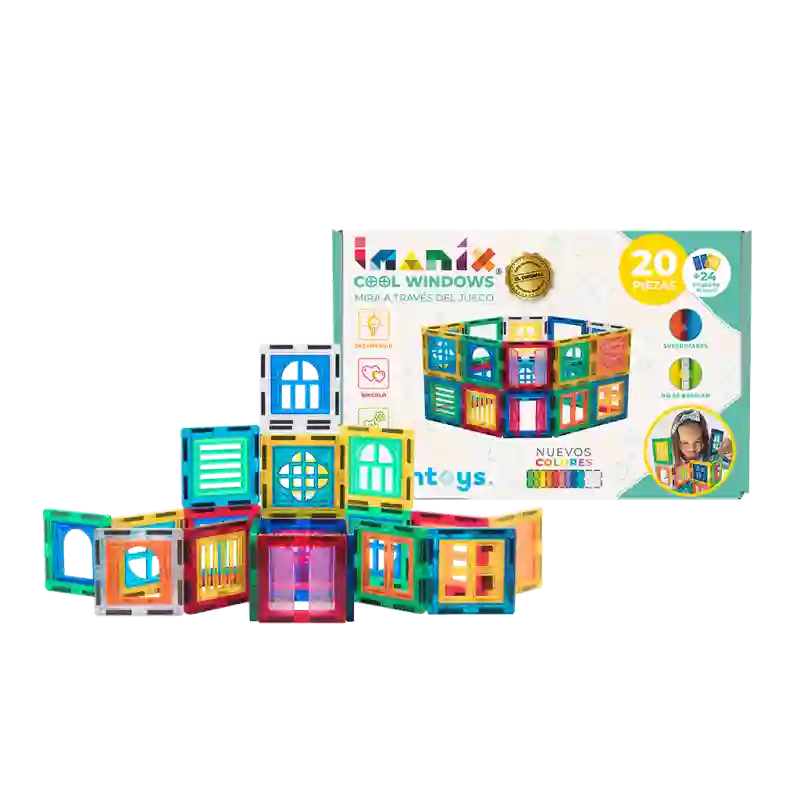 Imanix Cool Windows 40 piezas - Braintoys