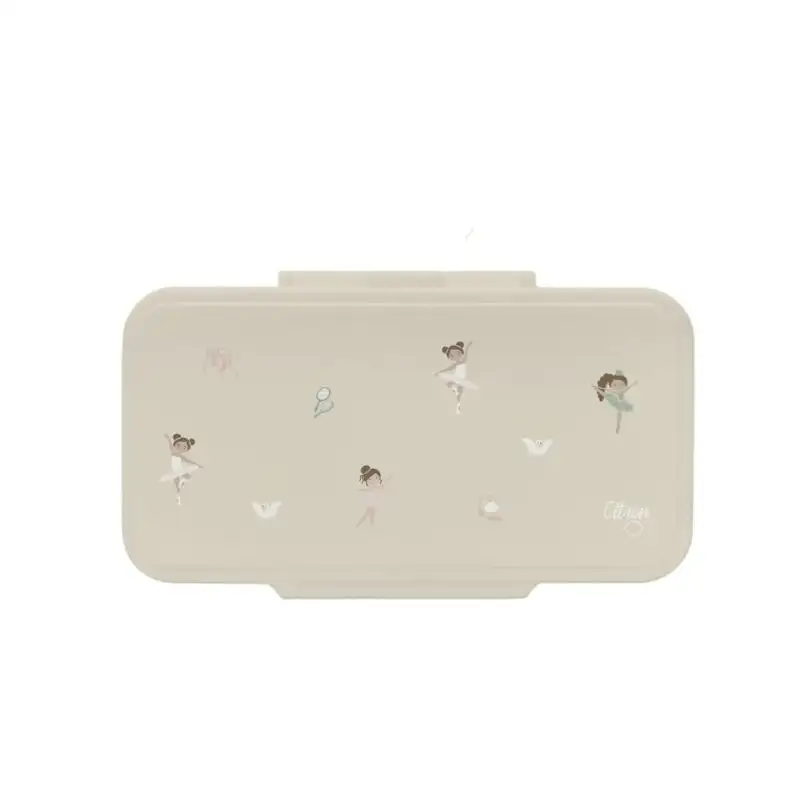 Tupper rectangular mediano - Bailarinas - Citron