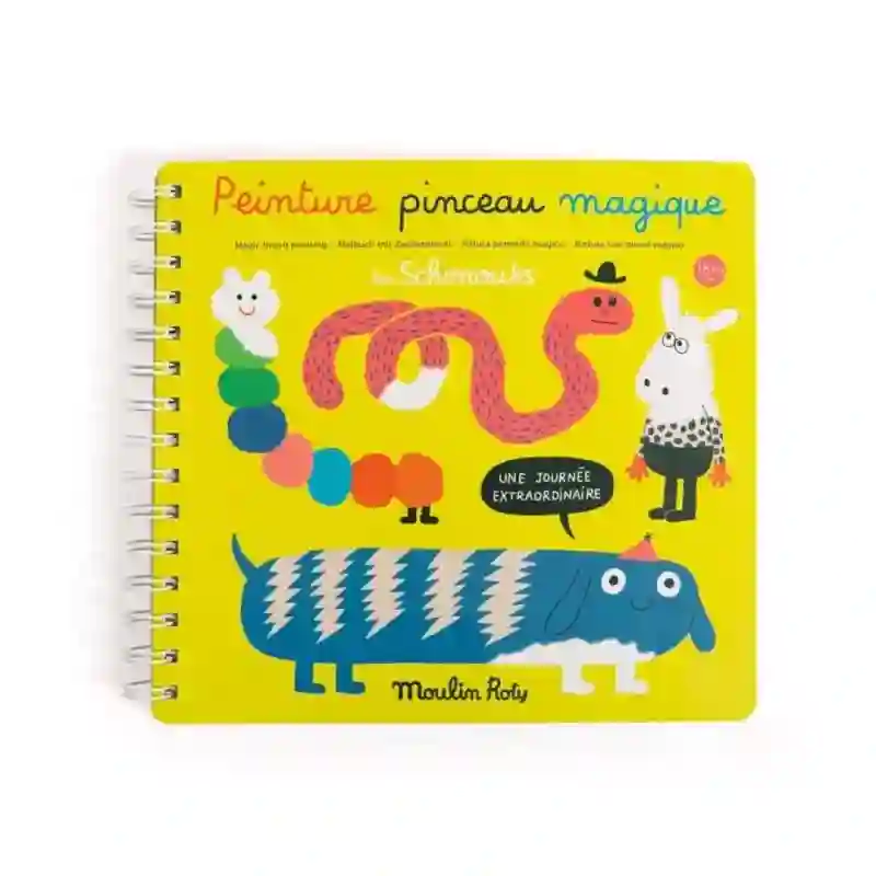 Pintura pincel mágico - Smouks - Moulin Roty