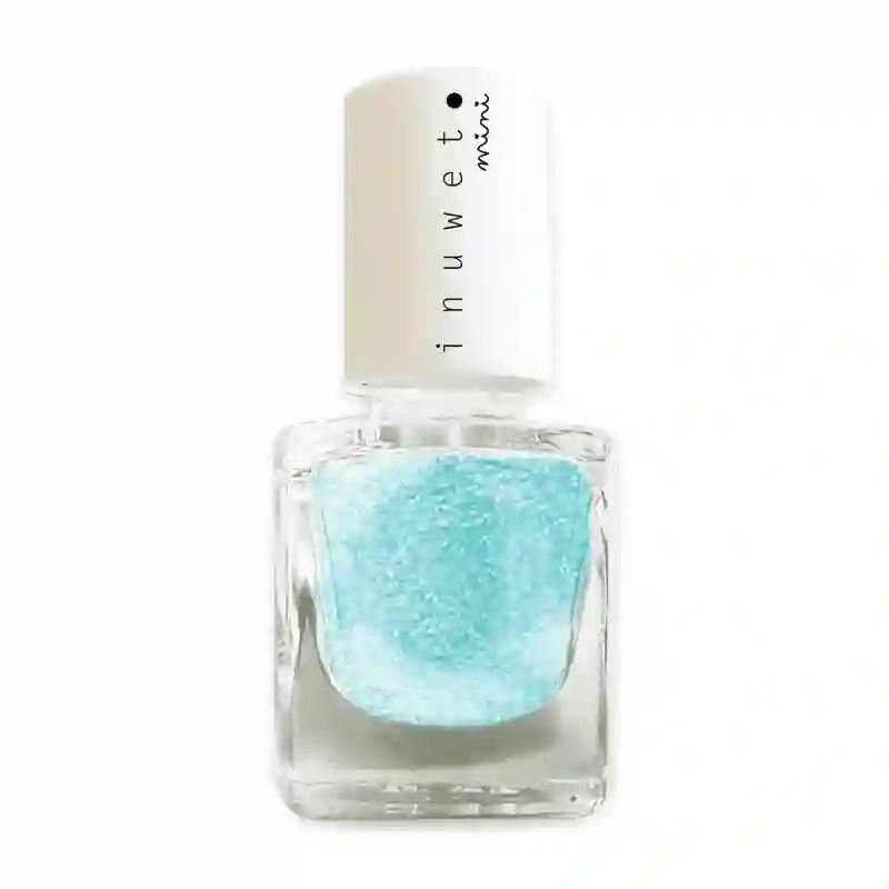 Esmalte de uñas al agua - turquesa, aroma manzana - Inuwet