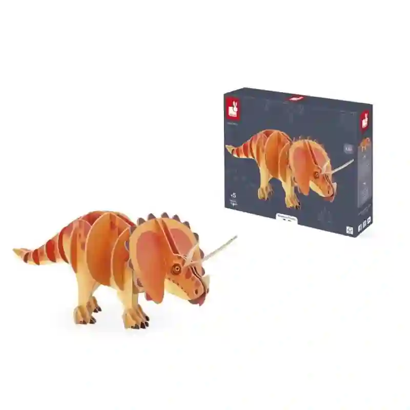 Puzzle con volumen - Triceratops