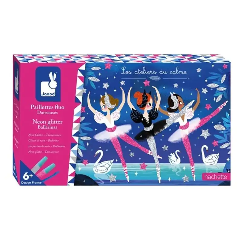 Purpurina de neón bailarinas