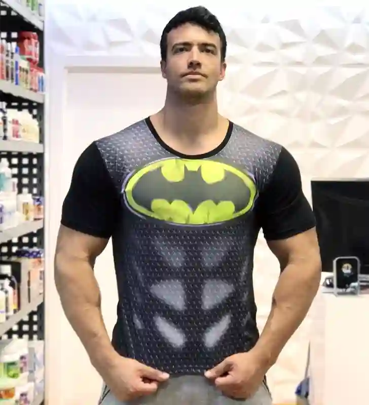 Batman Short Manga T -shirt