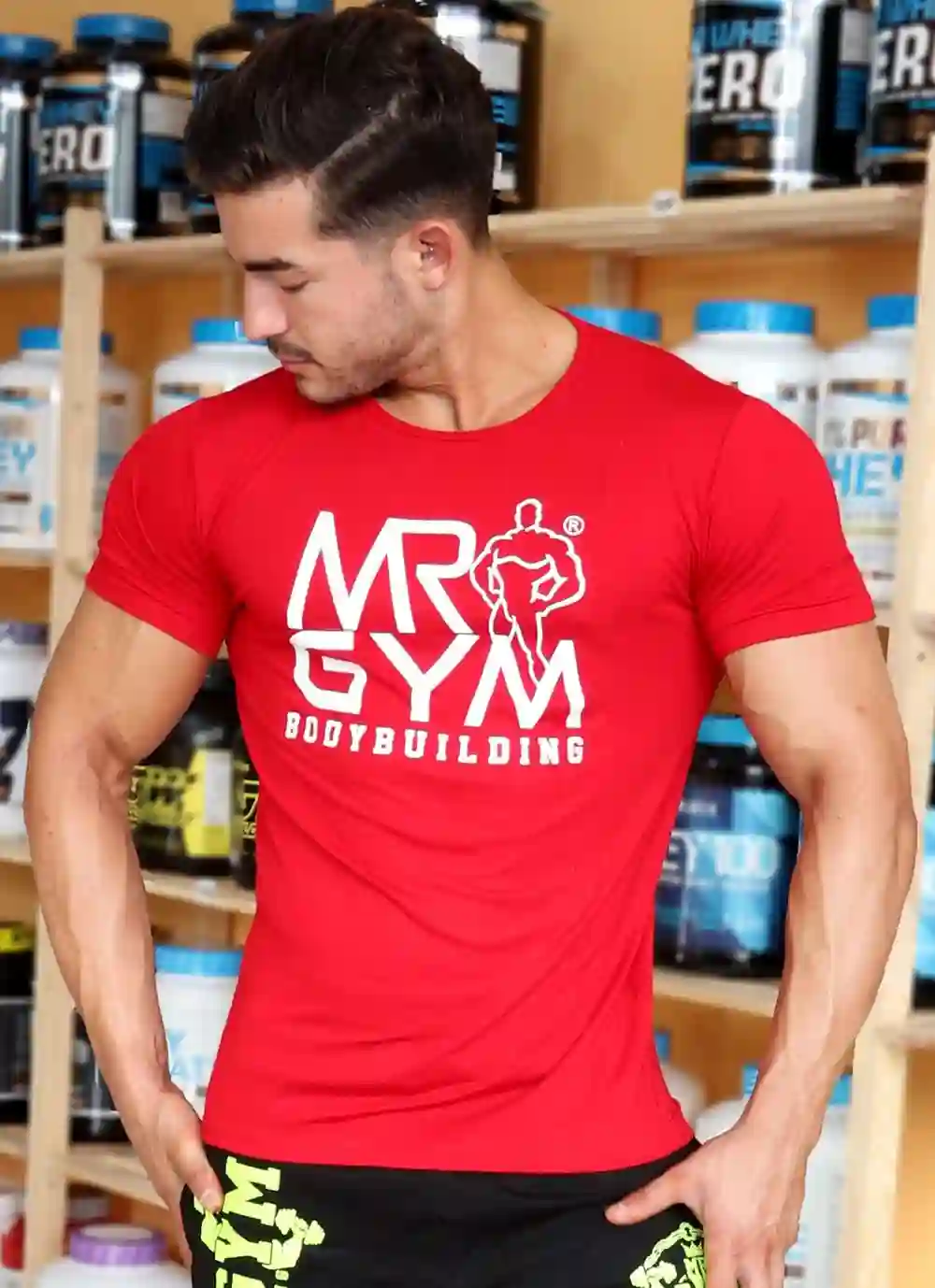 CAMISETA TEAM BODYBUILDING RED