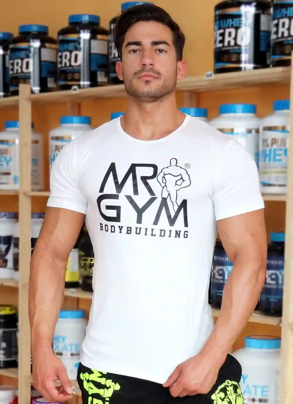 Team Bodybuilding White T -shirt