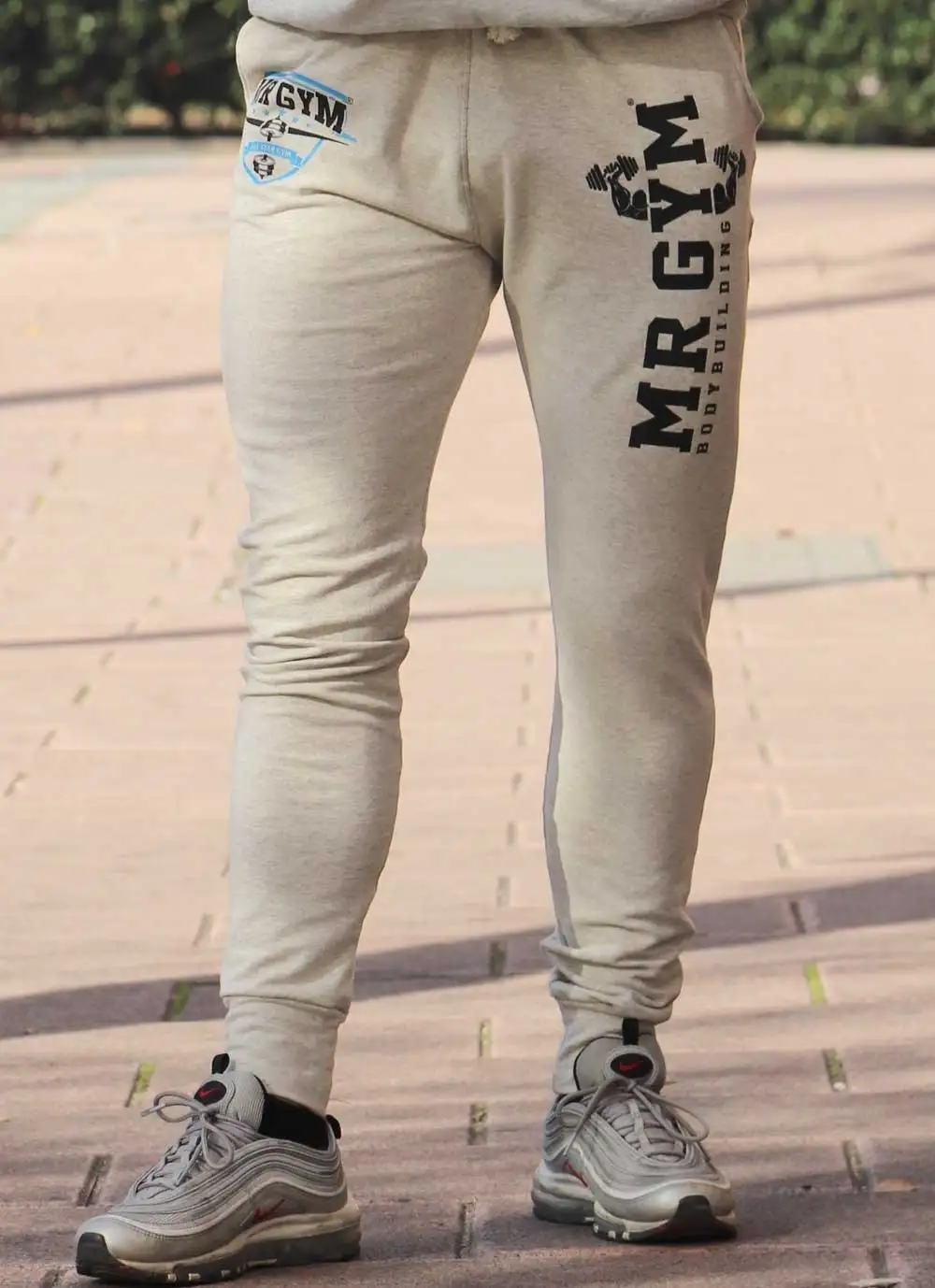 PANTALON LYCRADO GRIS