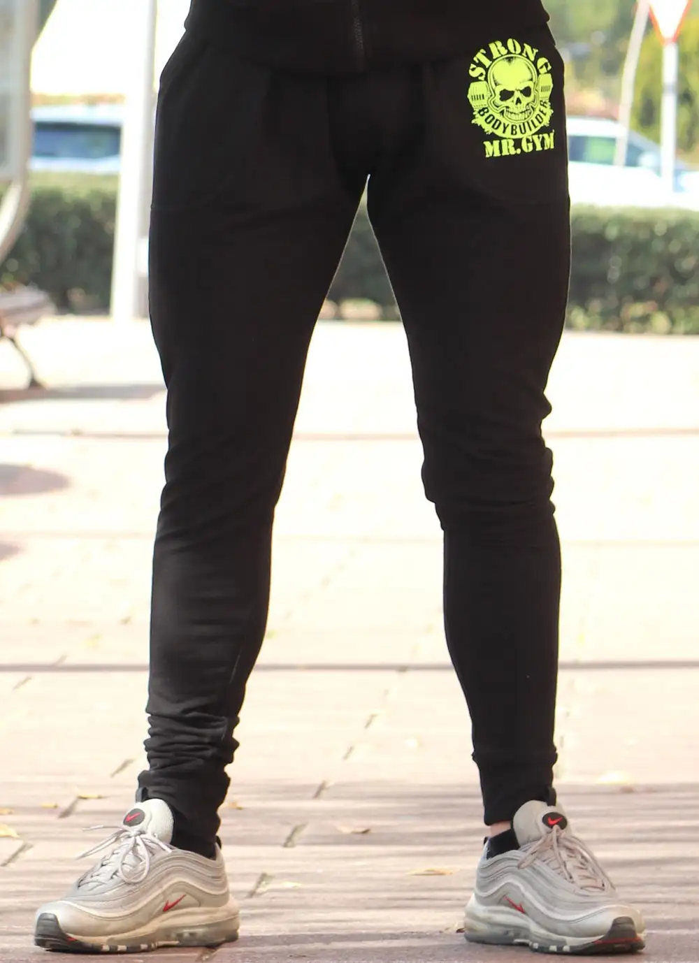 Strong black pants