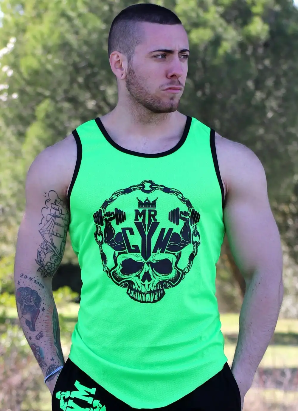 Neon Green Wafer T -shirt
