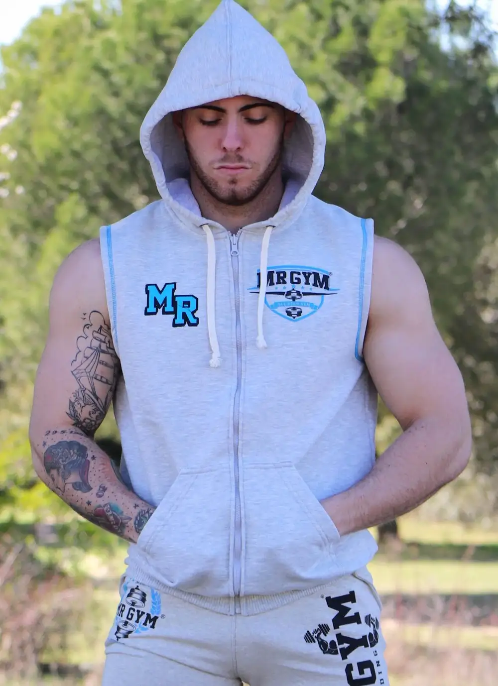 CHAQUETA ALL STAR GRIS CLARO