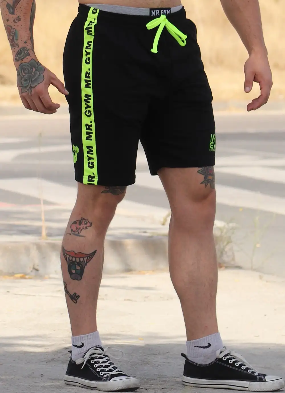 Yellow shorts