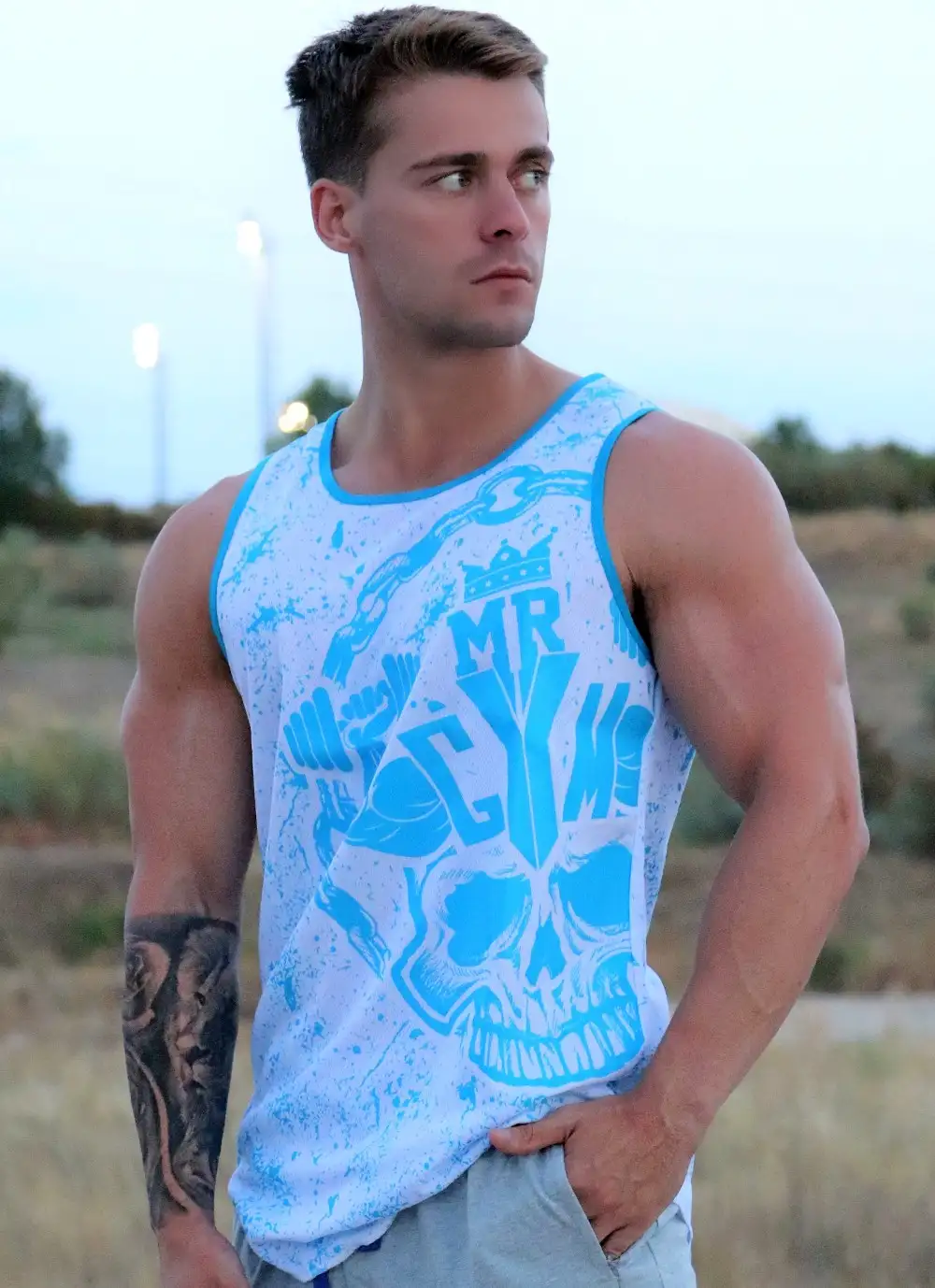 Wafer White/Blue T -shirt