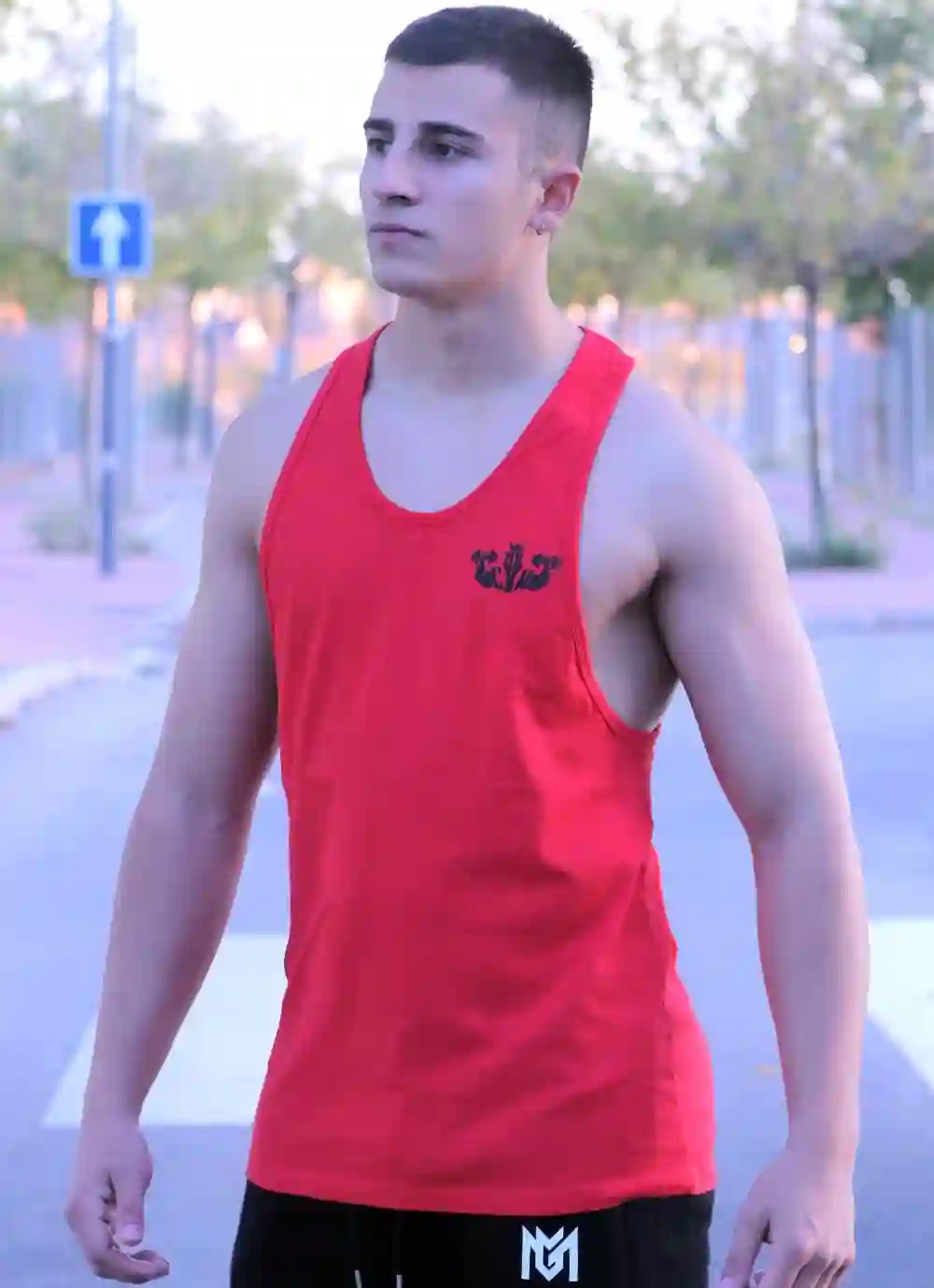 CAMISETA DE TIRANTES RED LOGO MG 2.0