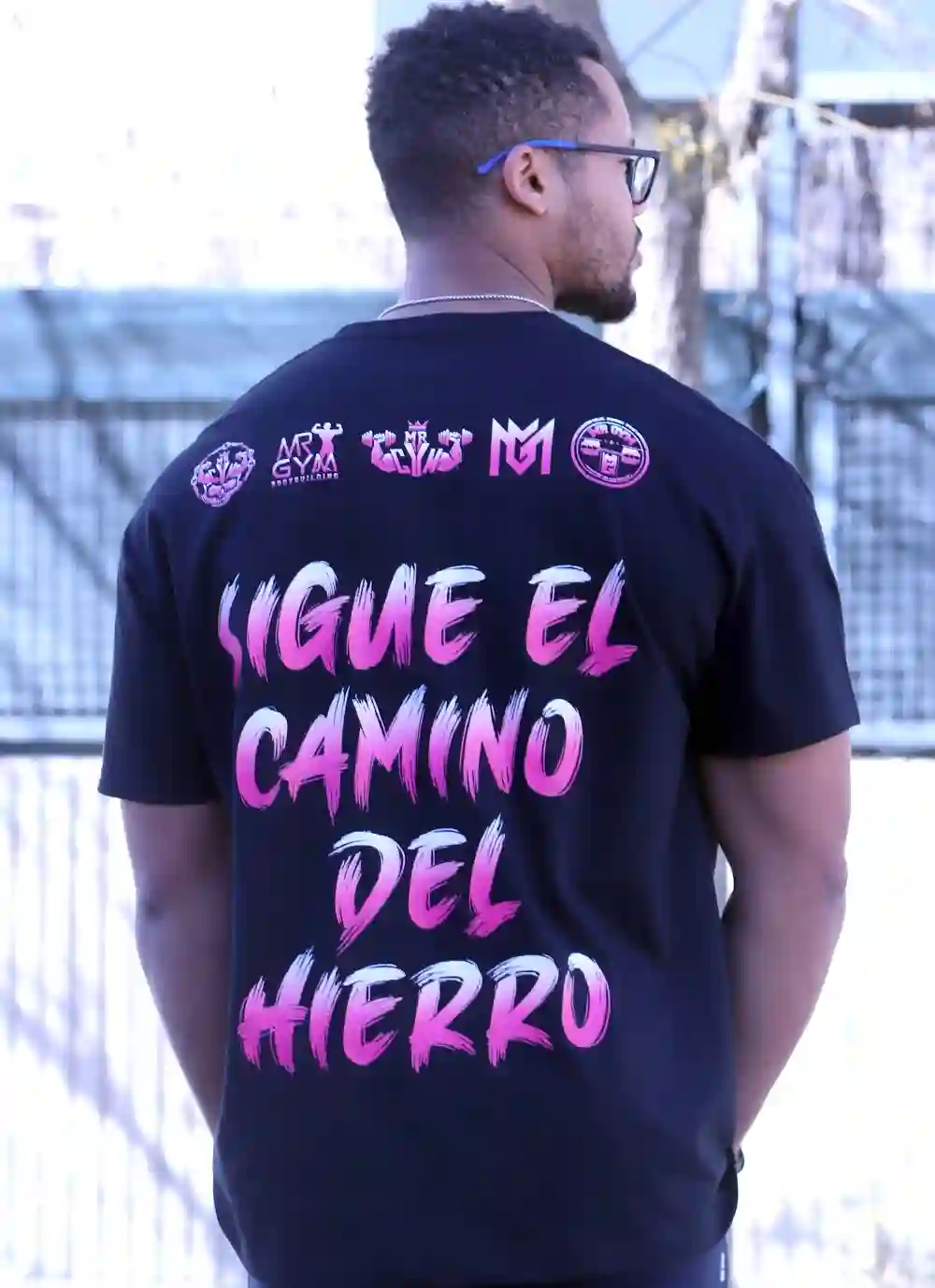 Oversize Legend Degrade Fuchsia T -shirt