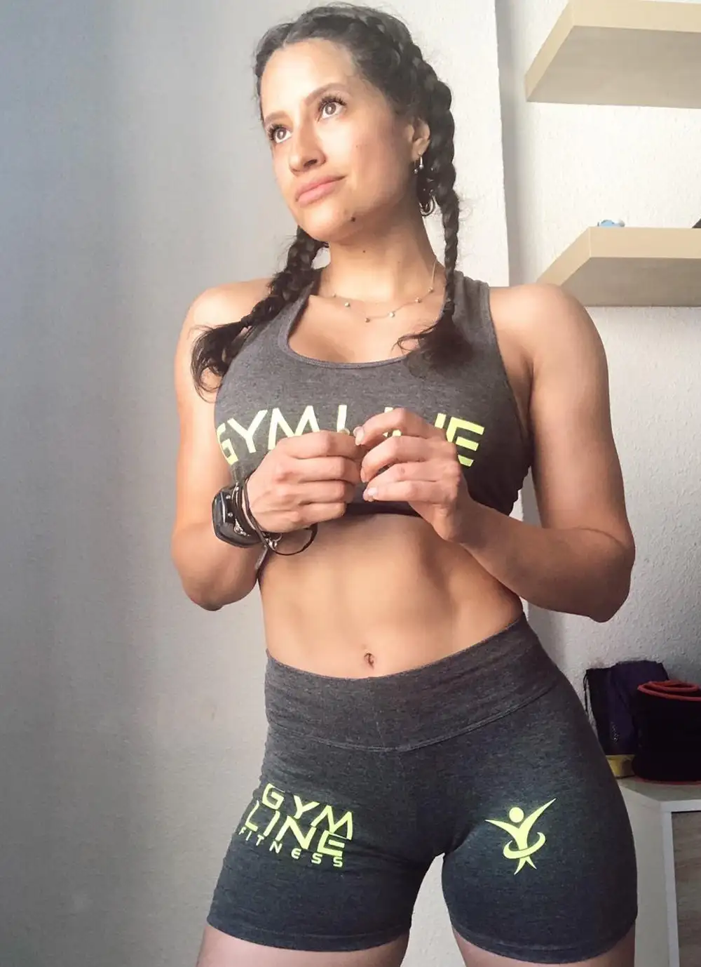 Fresh Summer Set Gray Gymline