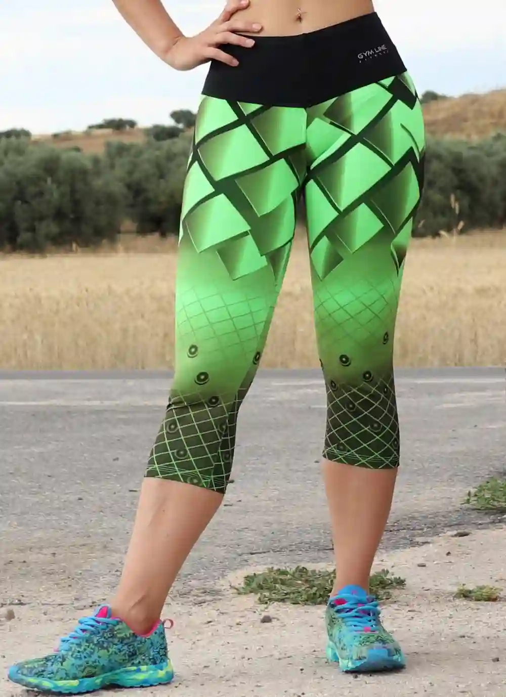 MALLA PIRATA PRINT GREEN