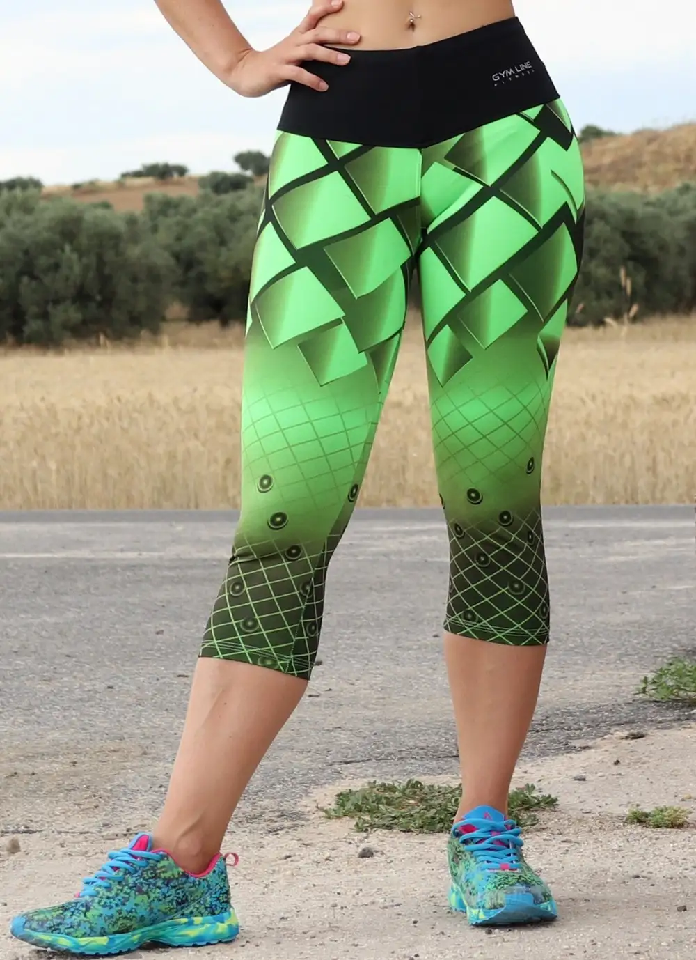 MALLA PIRATA PRINT GREEN