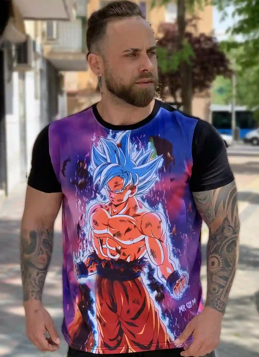 Goku T -shirt ultra instinct space