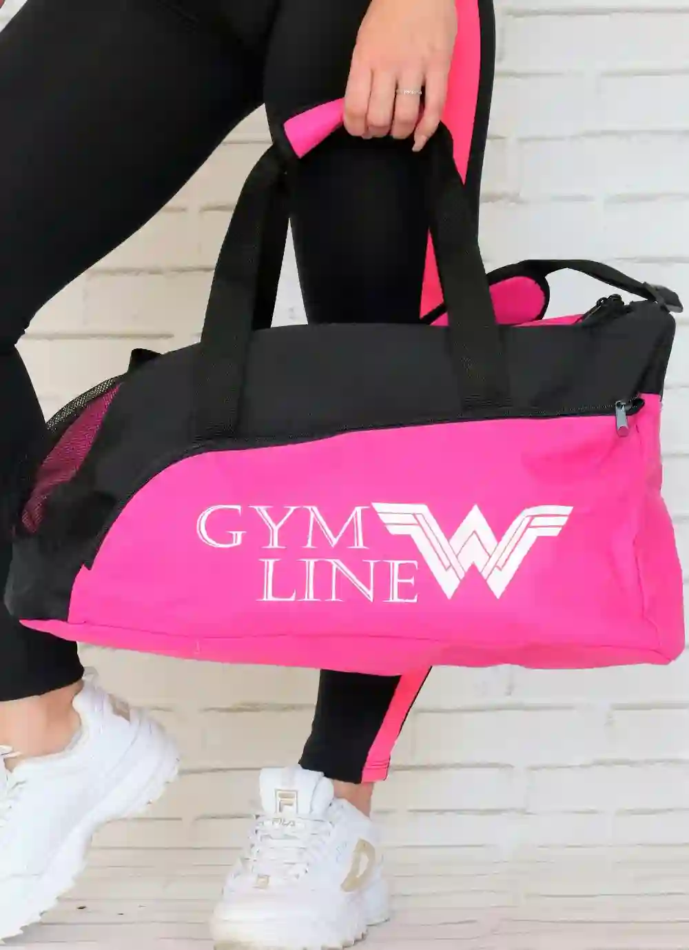 Gym Line Fushia/White Malets
