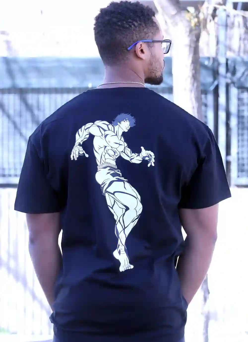 Sleeve t -shirt Baki Gray