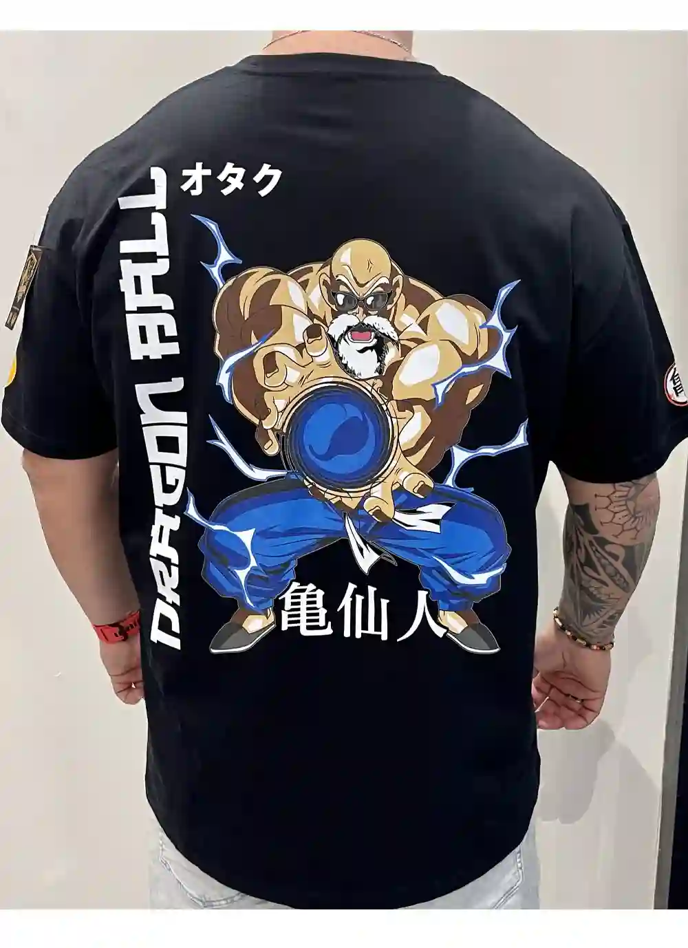 CAMISETA NEW OVERSIZE MAESTRO ROSHI DRAGON BALL