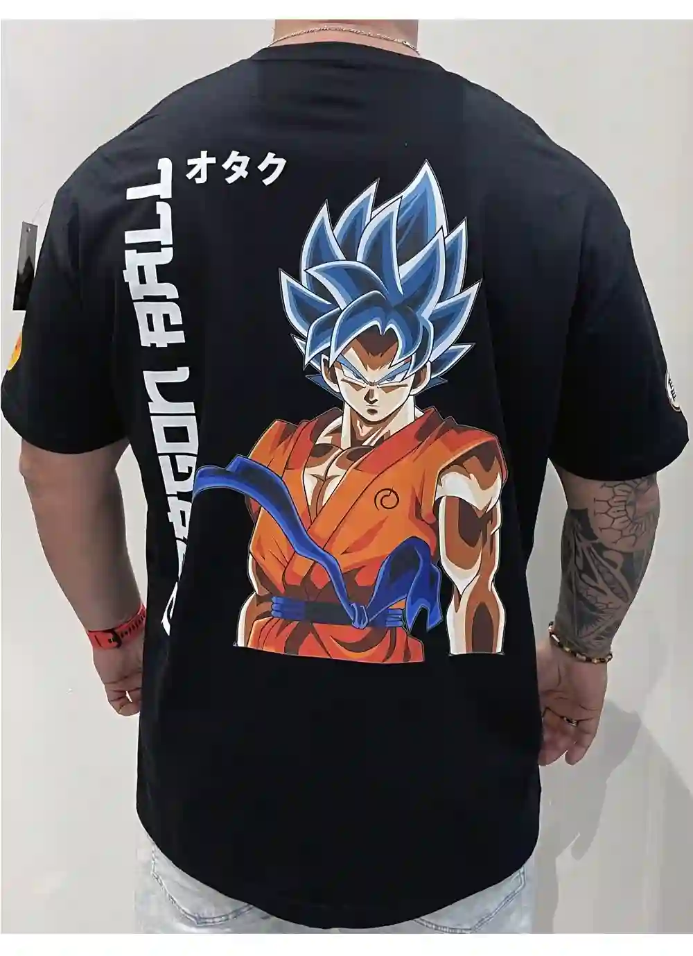 CAMISETA NEW OVERSIZE GOKU ULTRA INSTINTO DRAGON BALL