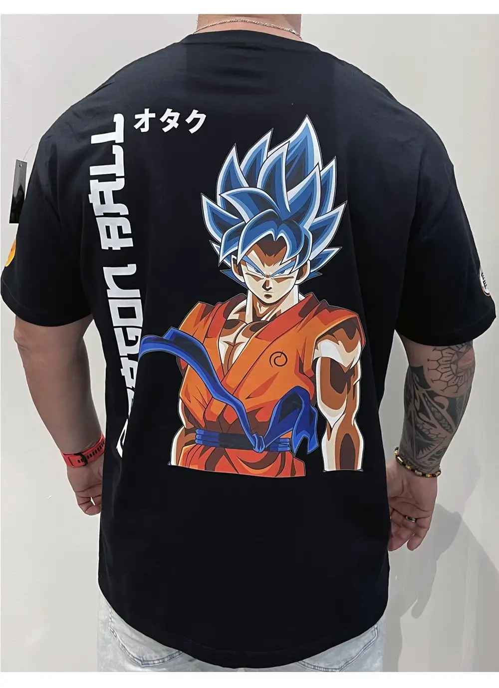 CAMISETA NEW OVERSIZE GOKU ULTRA INSTINTO DRAGON BALL
