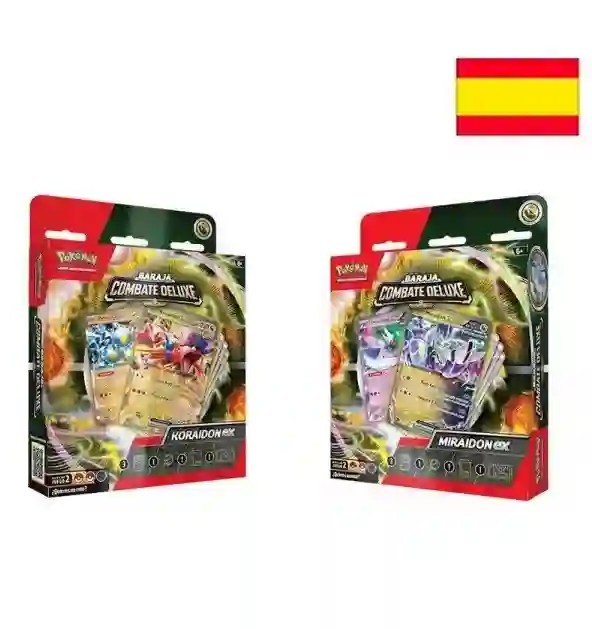 JUEGO DE CARTAS TCG POKEMON EX COMBATE DECK KORAIDON/MIRAIDON