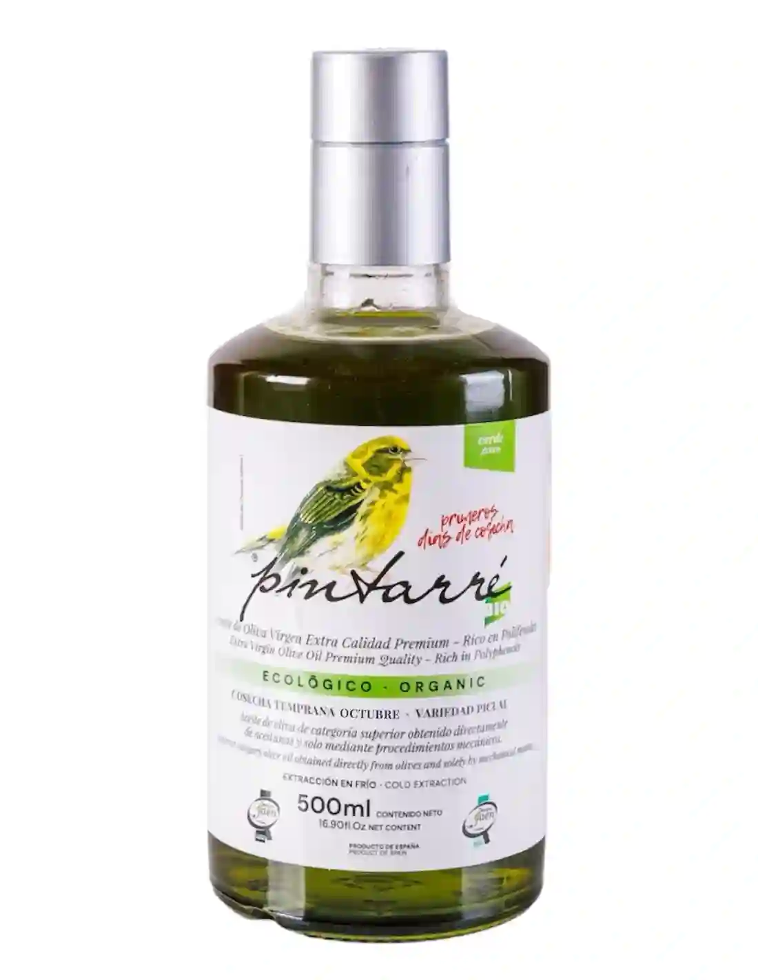 I will paint Green Bio Early Harvest - 500 ml glass bottle.
