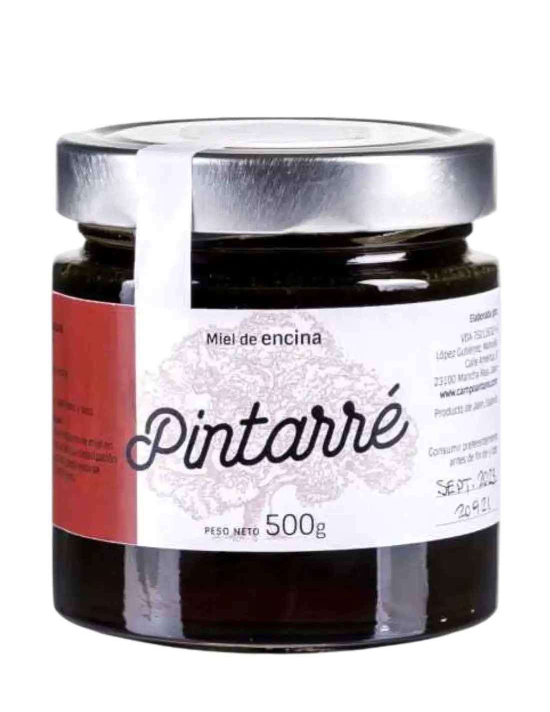 Pintarré Miel Ecológica de Encina - Tarro 500 gr.