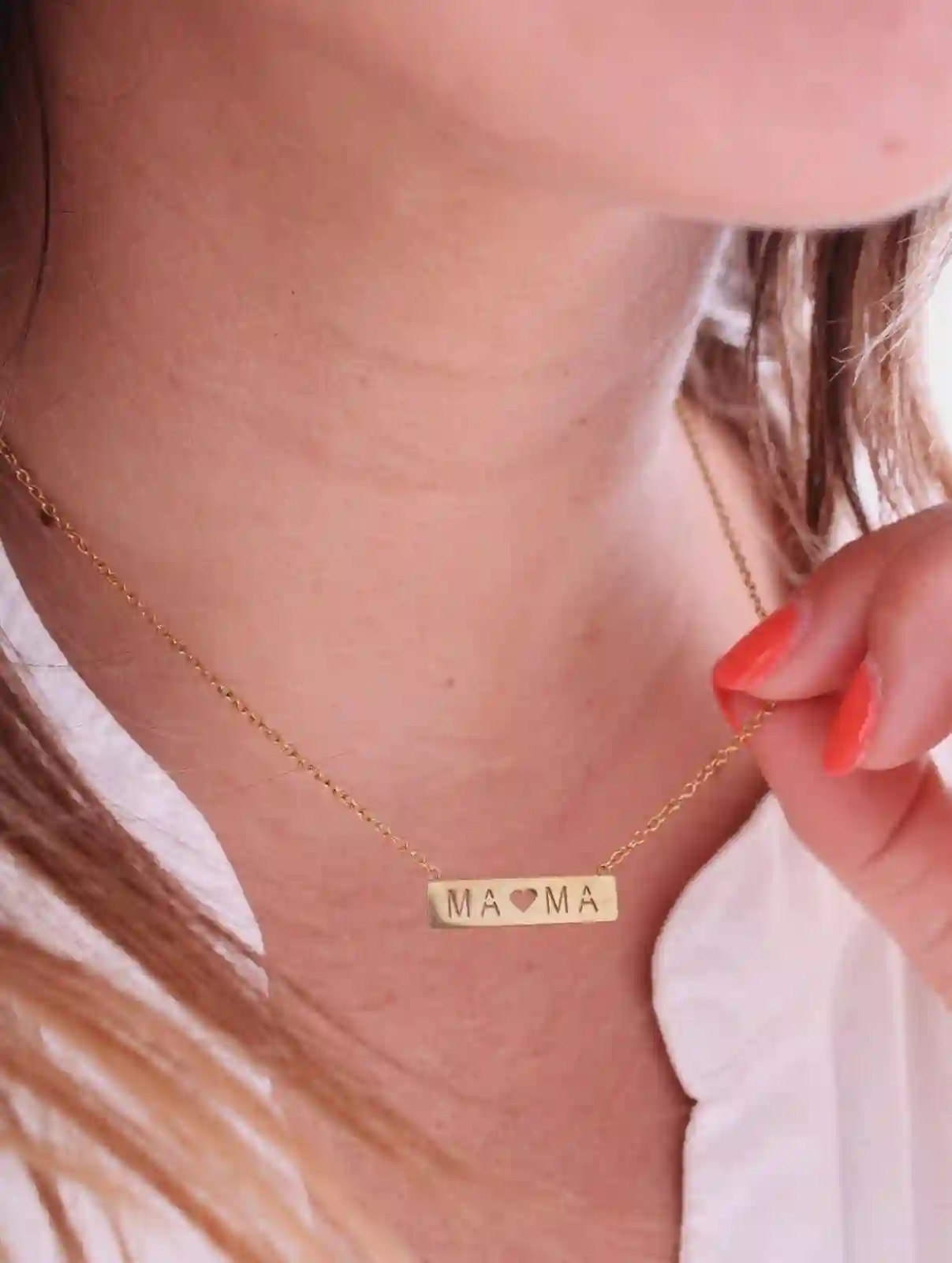 Collar MAMÁ con Corazón
