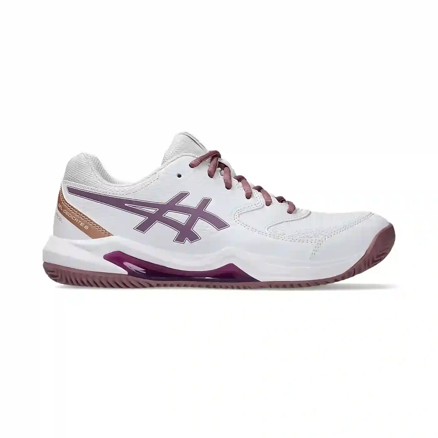 Zapatillas Asics Gel-Dedicate 8 padel white dark ube