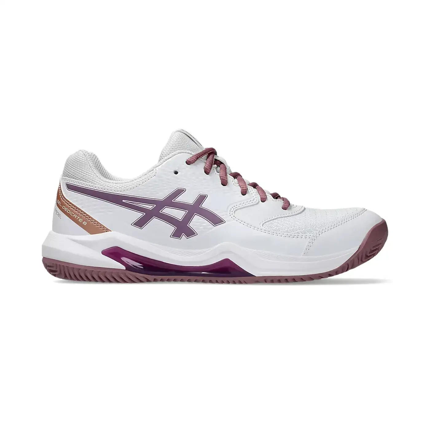 Zapatillas Asics Gel-Dedicate 8 padel white dark ube