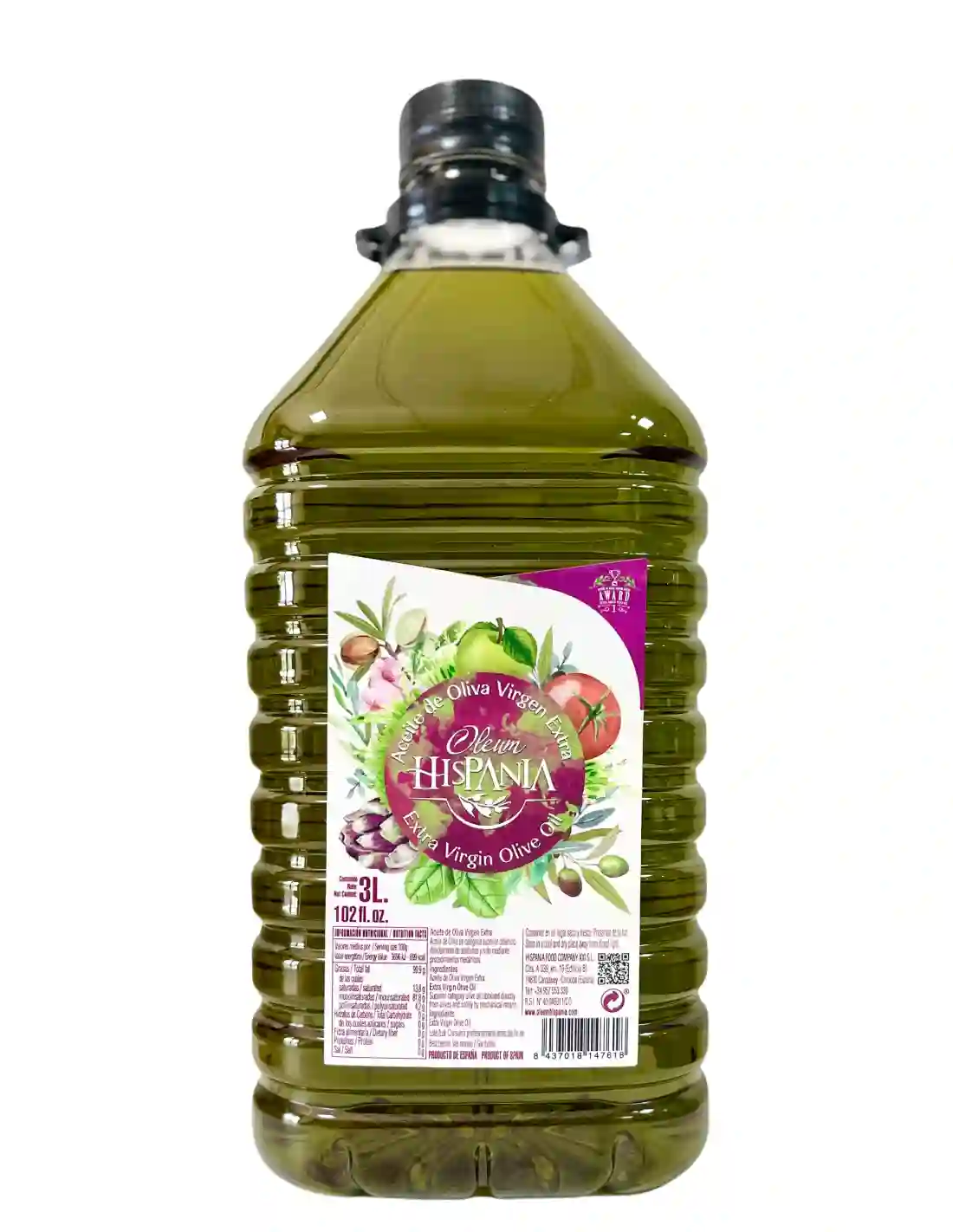 3x Oleum Hispania Experiencia Única - Garrafa PET 3L