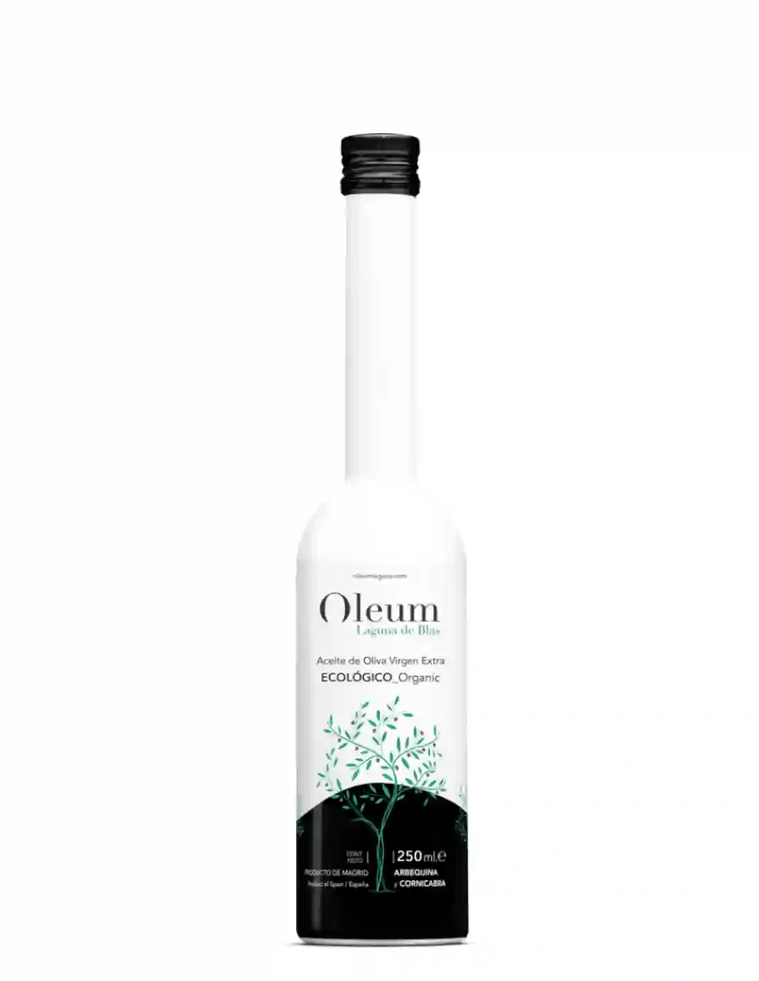 Oleum Laguna de Blas Arbequina y Cornicabra Ecológico - Botella de vidrio 250 ml.