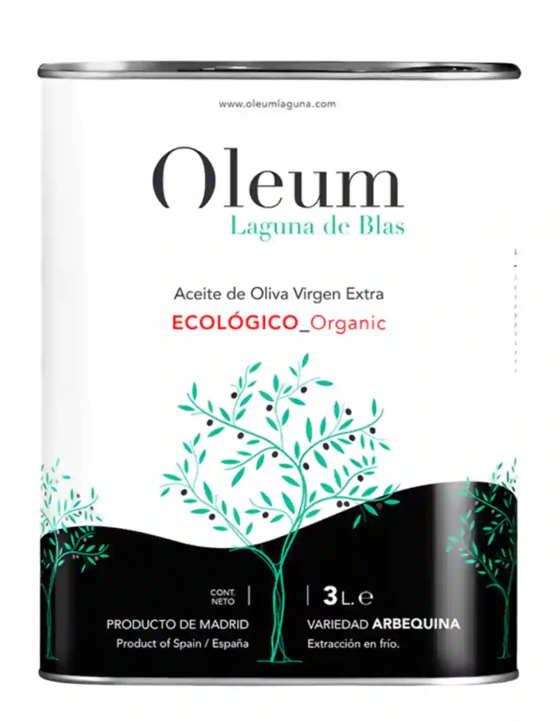 4x Oleum Laguna de Blas Arbequina Ecológico - Lata 3L