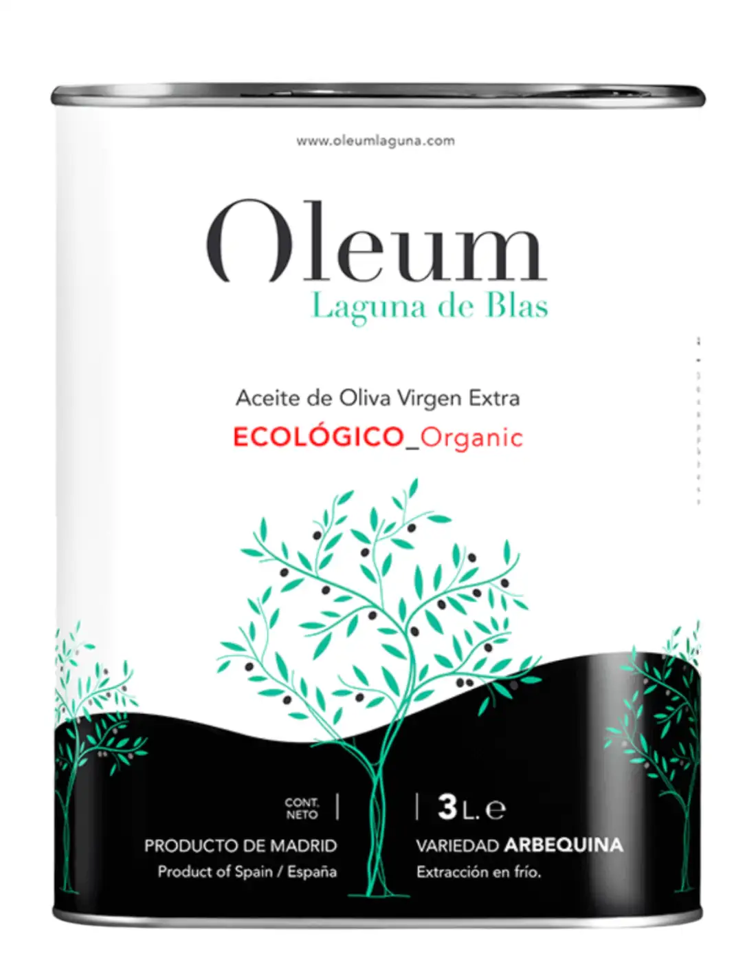 4x Oleum Laguna de Blas Arbequina Ecológico - Lata 3L