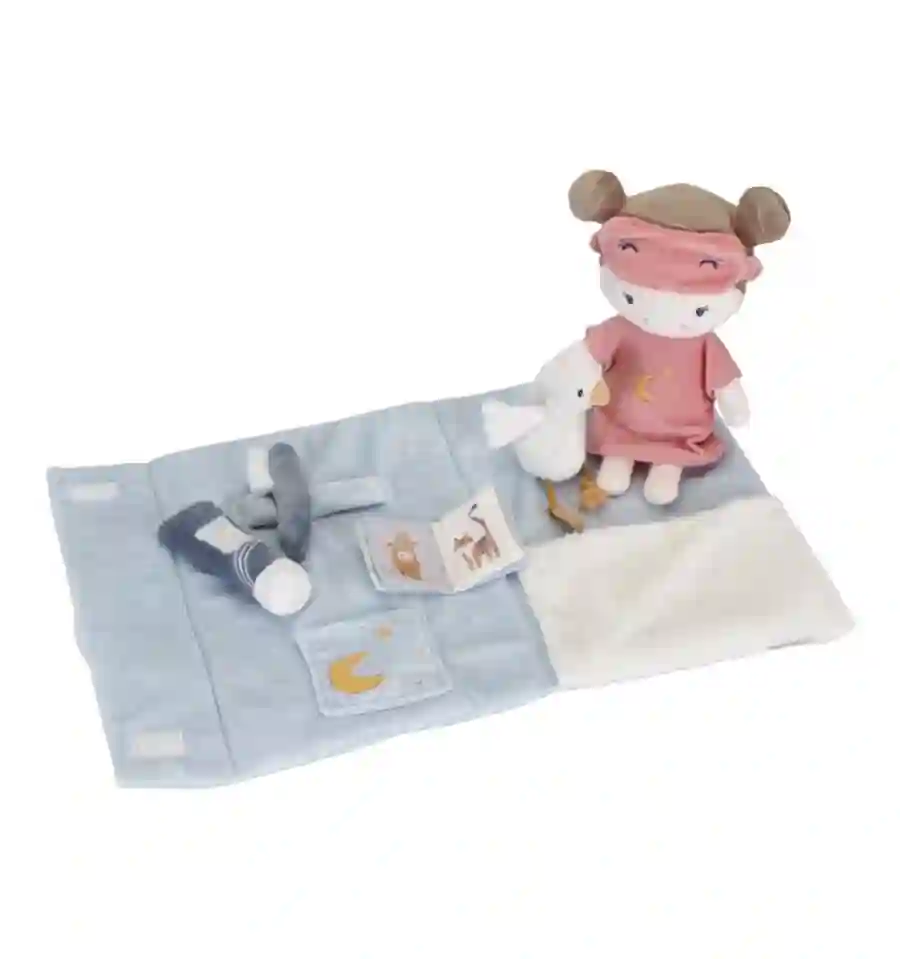 Little Dutch - Playset Noche Fuera, con muñeca