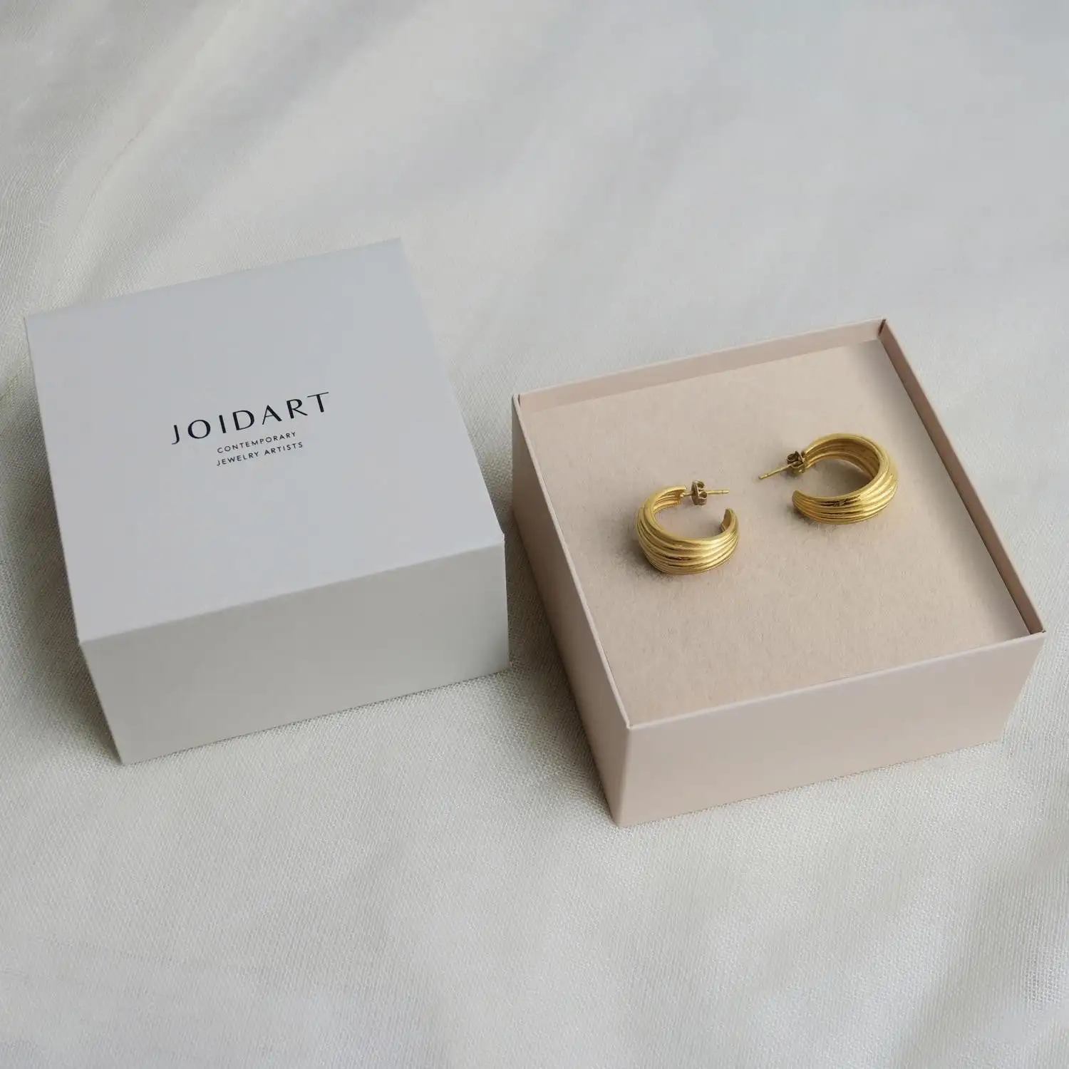 Thick golden hoops