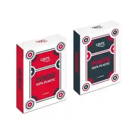 Baraja Poker 100% Plástico