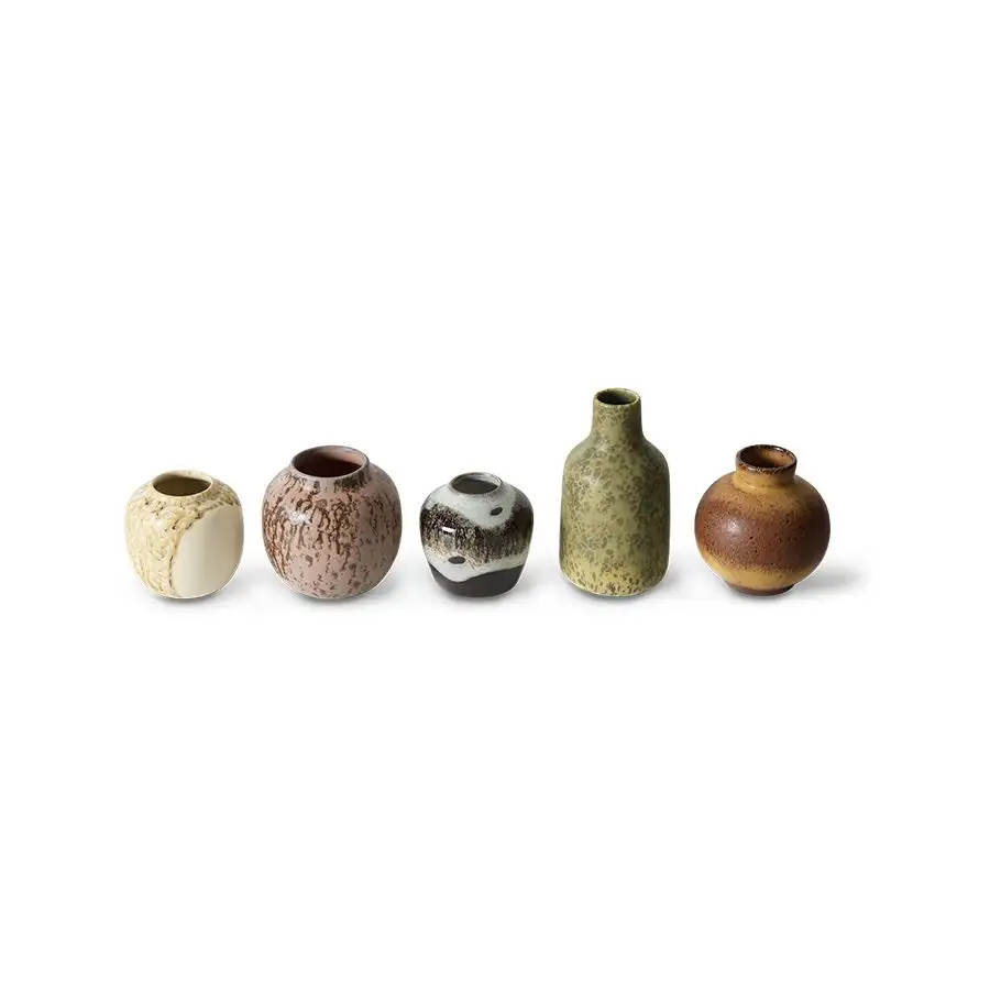 SET 5 JARRONES 70`S CERAMICS / HK LIVING - Image 2