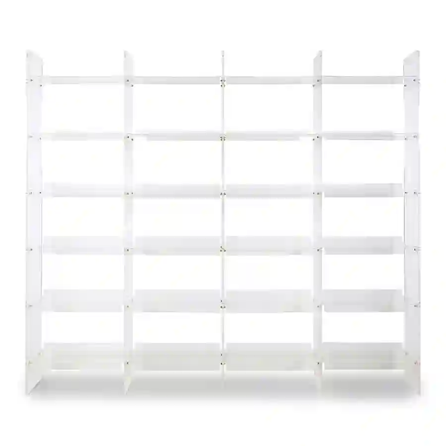 ESTANTERÍA DE ACRÍLICO TRANSPARENTE 240CM / HK LIVING