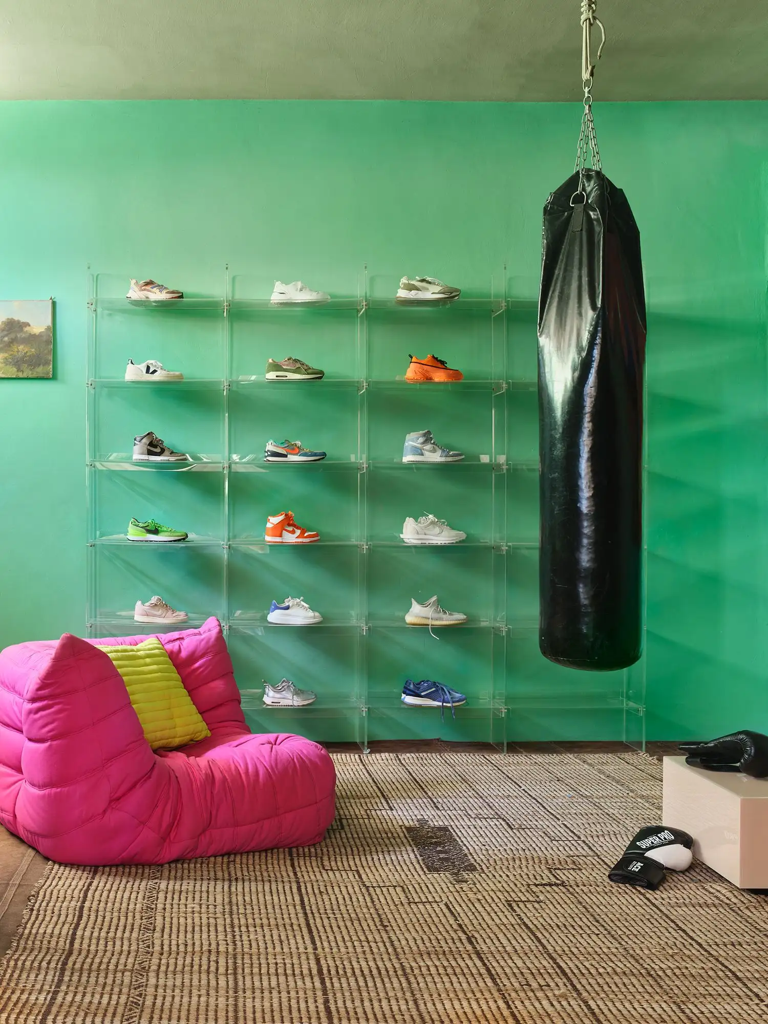 Transparent acrylic shelf 240cm / hk living - Image 4